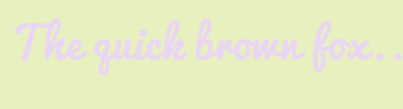 Image with Font Color EAD5F5 and Background Color E8F0C0